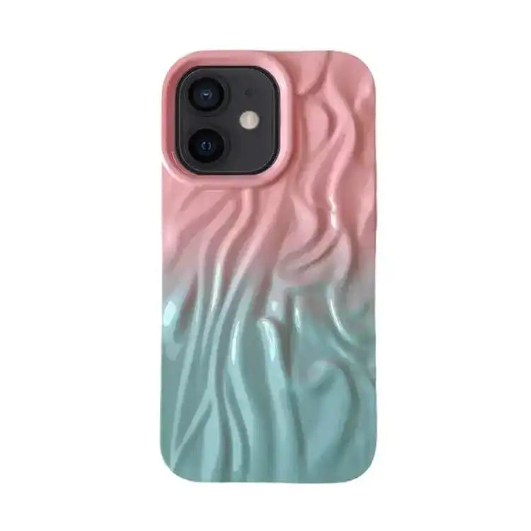 Wrinkle Gradient Oily Feel TPU Phone Case MyMobile