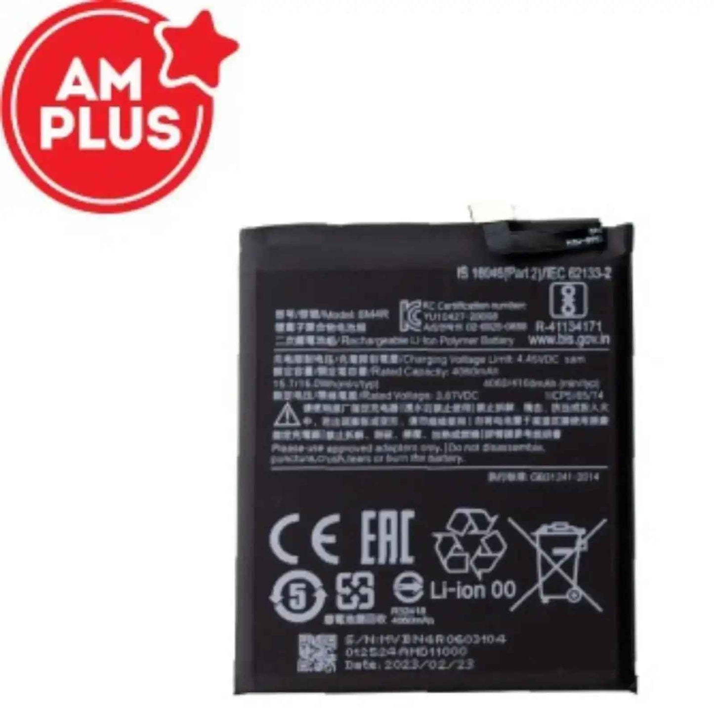 Xiaomi Mi 10 Lite 5G Replacement Battery 4060mAh AMPLUS
