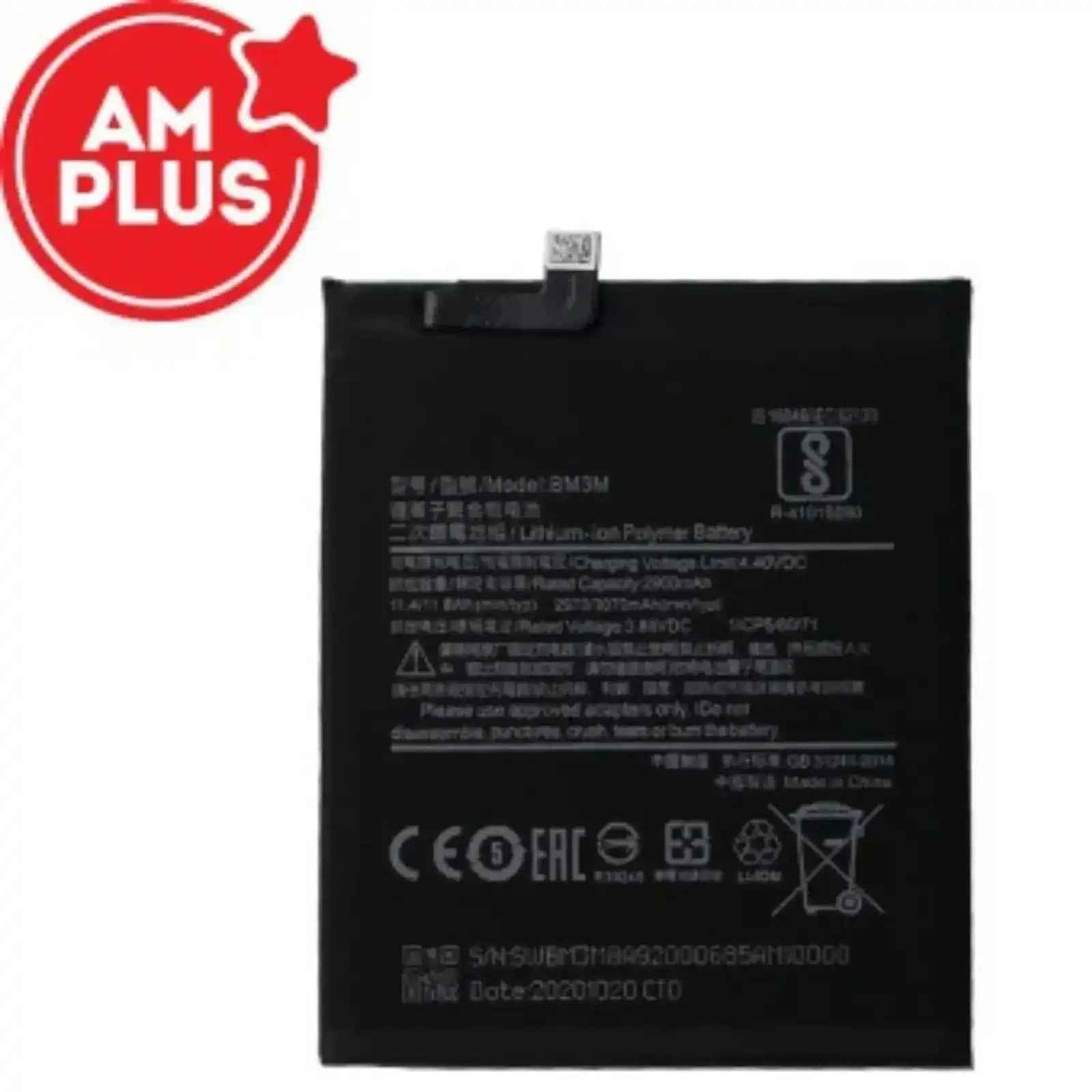 Xiaomi Mi 9 SE Replacement Battery 2900mAh AMPLUS