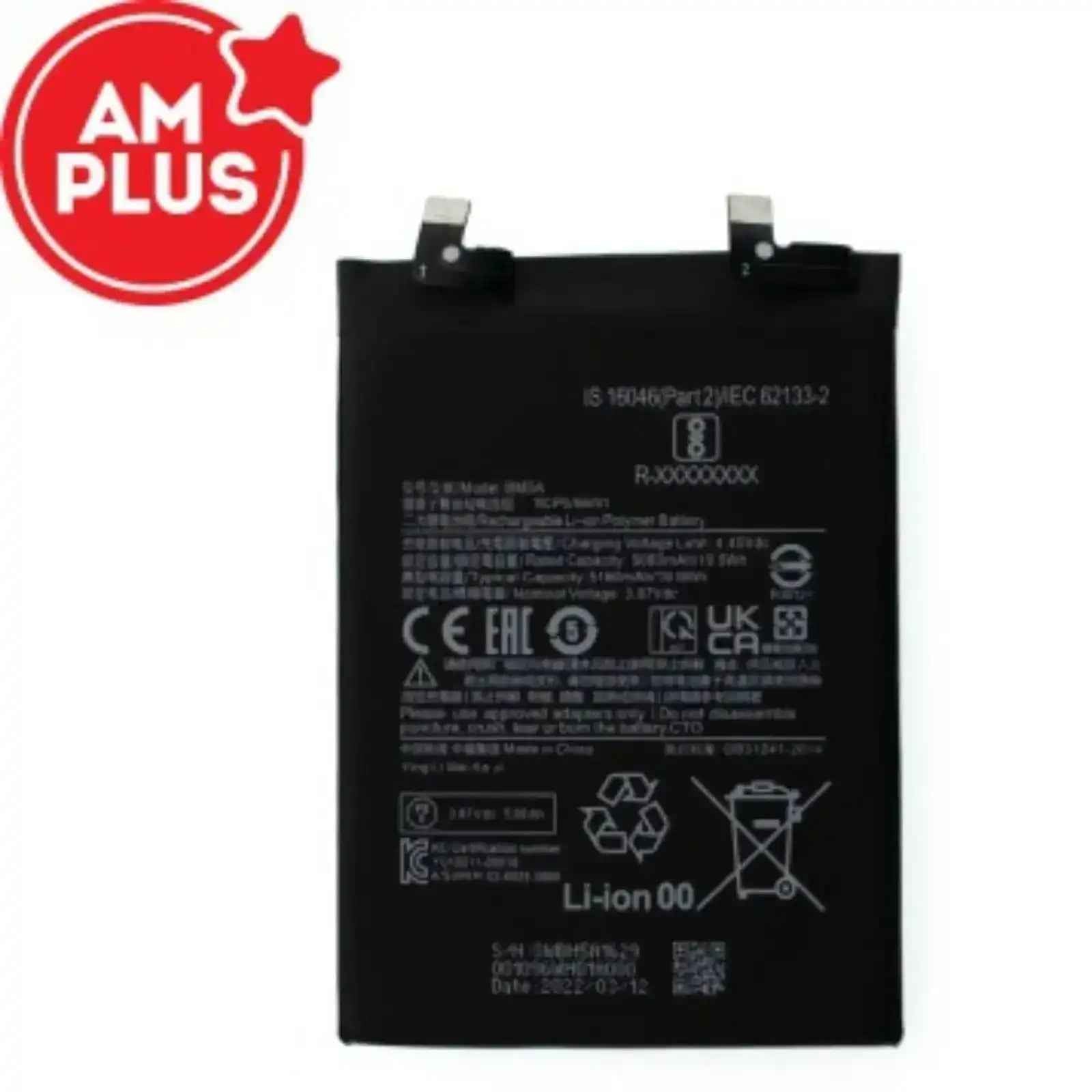 Xiaomi Redmi Note 11 Pro 5G Replacement Battery 5060mAh AMPLUS