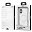 ZGA Magsafe Metal Buttons Clear PC Hybrid TPU Phone Case
