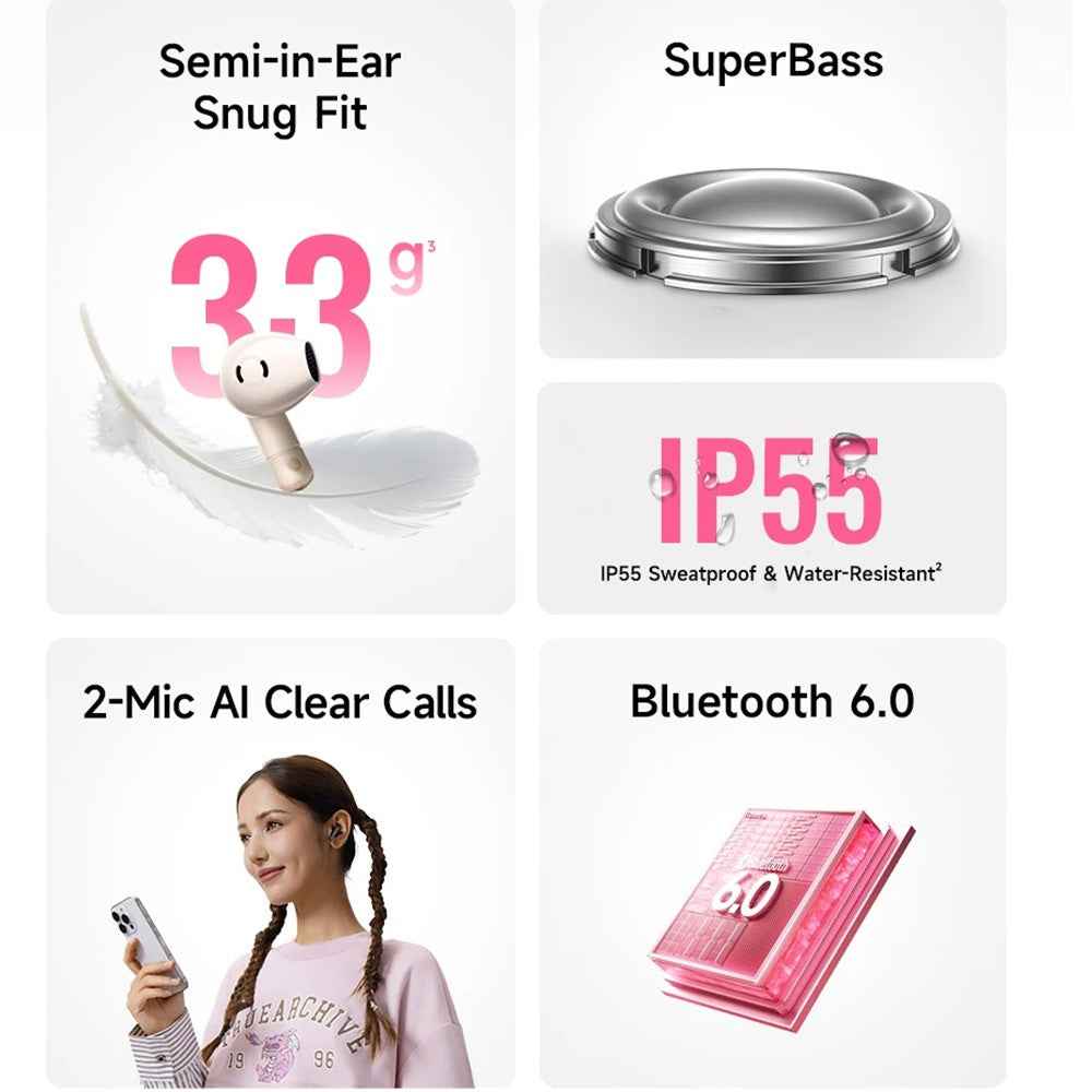 Baseus Bass BS2 Lite Wireless Earbuds