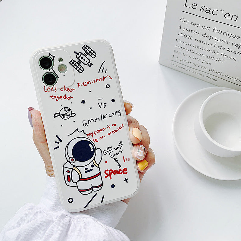 Rear Cover Type Cute Astronaut Mobile Phone Case - MyMobile