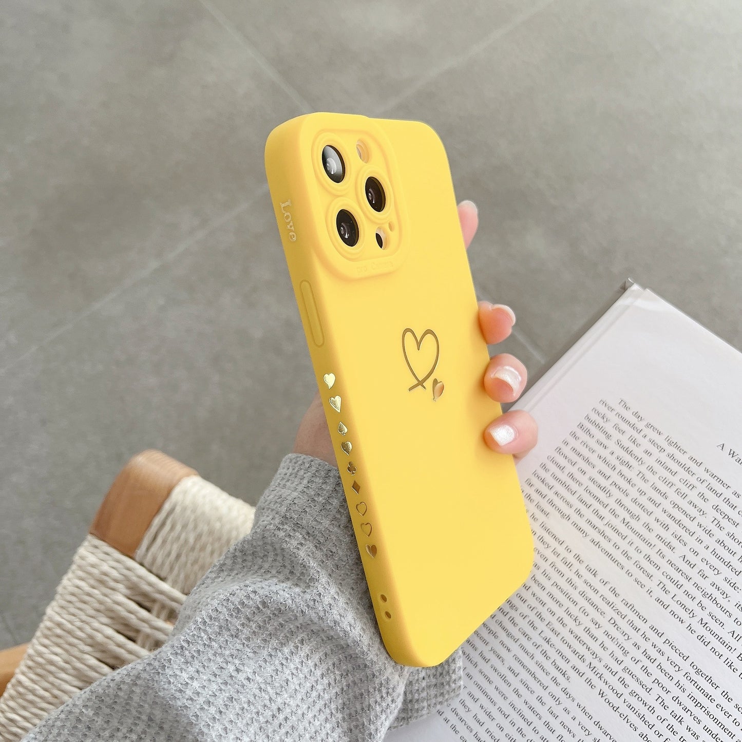 Soft Love Phone Case Shockproof Bumper Silicone Back Cover For iPhone 14