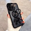 Ring Holder Transparent Silicone Phone Case For iPhone 14