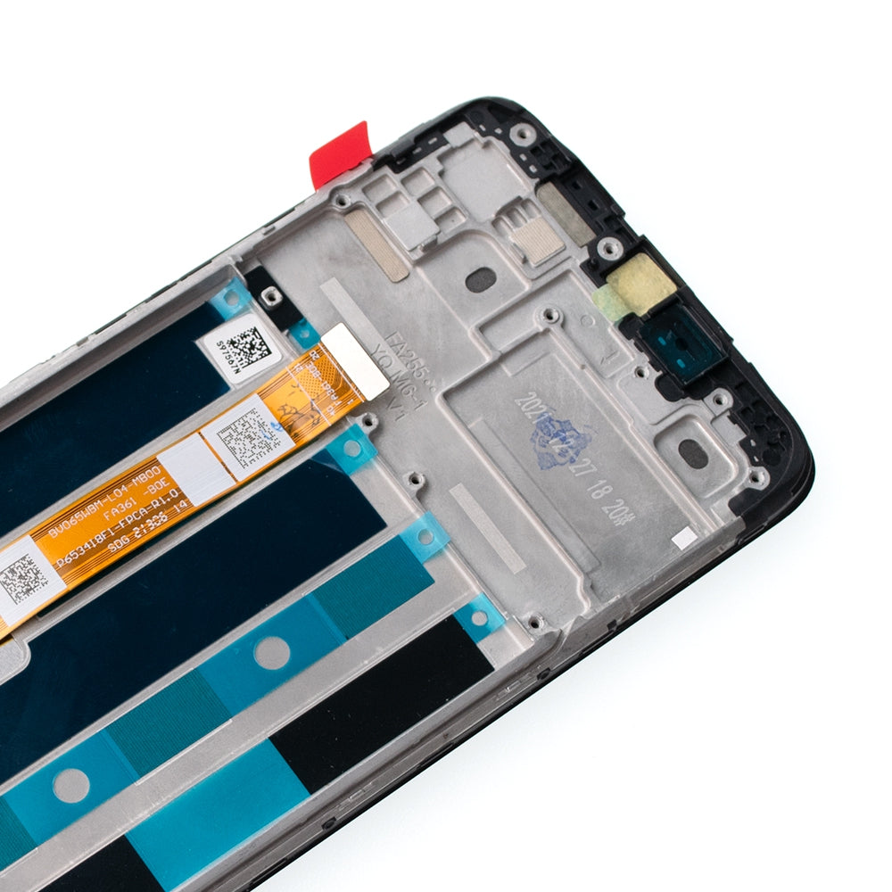 BQ7 LCD Assembly Replacement with Frame for OPPO A15 / A15s / A35 (As the same as service pack, but not from official OPPO)-Black