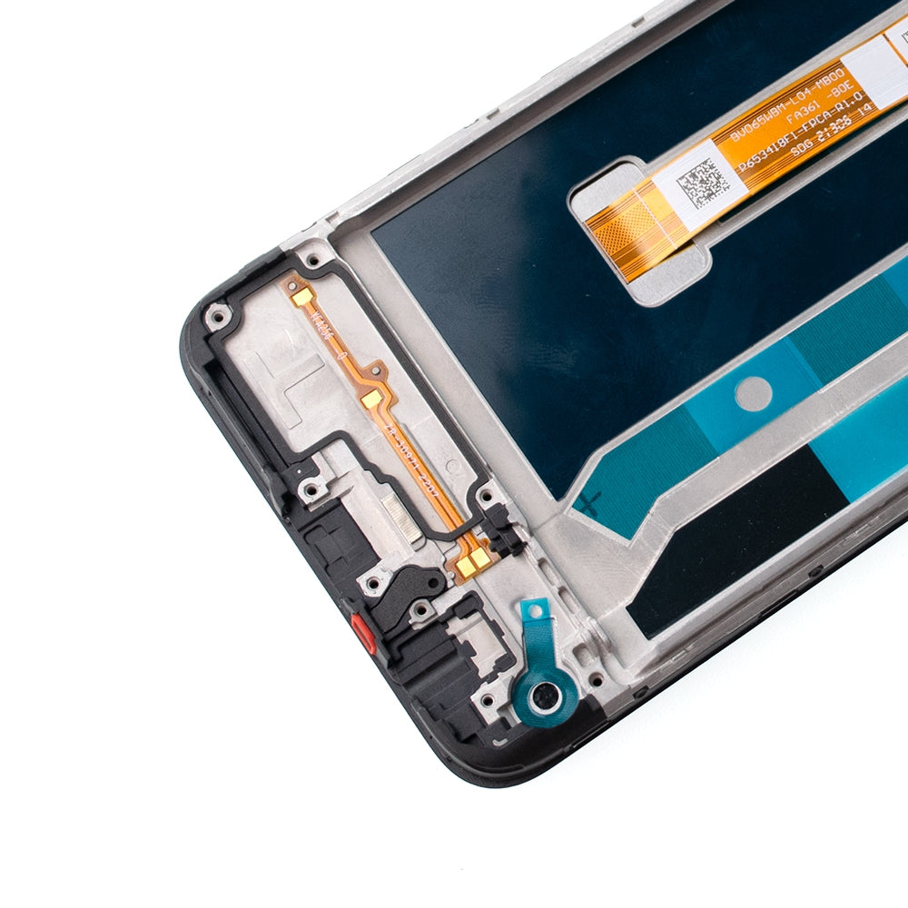 BQ7 LCD Assembly Replacement with Frame for OPPO A15 / A15s / A35 (As the same as service pack, but not from official OPPO)-Black