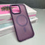 Frosted Magnetic Suction Large Hole Drop-resistant Phone Case For iPhone 15