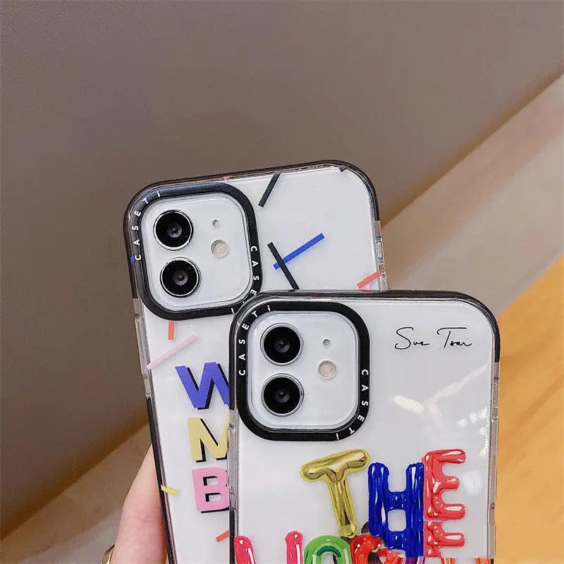 Graffiti Color Letters Creative Mobile Phone Case Online Only