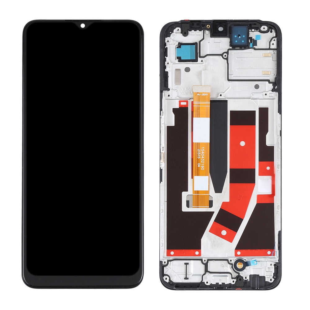 BQ7 LCD Assembly Replacement with Frame for OPPO A57 5G (As the same as service pack, but not from official OPPO)