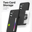 Mercury Goospery Rail 2 Card Holder Case Cover for Samsung Galaxy S24