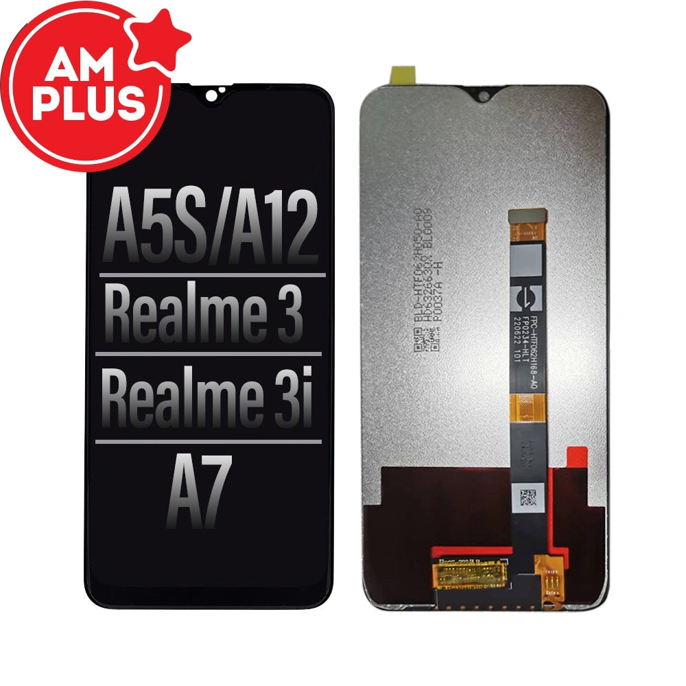 AMPLUS LCD Screen Digitizer Replacement for OPPO A5s (AX5s) / A7 (AX7) / A12 / Realme 3 / 3i