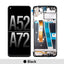 BQ7 LCD Assembly Replacement with Frame for OPPO A52 4G / A72 4G (AS the same as service pack, but not from official OPPO)