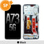 LCD Screen Digitizer Replacement with Frame for OPPO A73 5G 4907746 (Service Pack)-Black