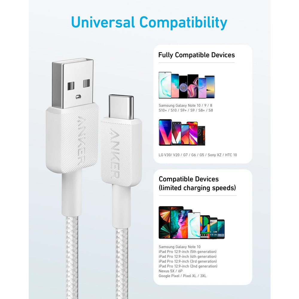 Anker 322 USB-A to USB-C Cable