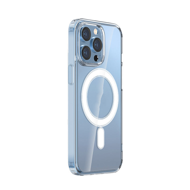 Fashion Transparent Acrylic Magnetic Suction Shell For iPhone 16