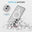 UTIA Shockproof Transparent Case Cover With Magnetic Ring for Samsung Galaxy S24 Plus / S25 Plus-Transparent