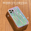 Ins Wind Laser Wavy Mobile Phone Case For iPhone 14