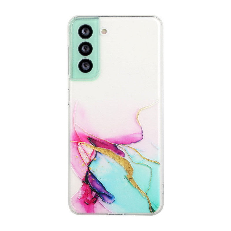 Mobile Phone Shell Series Transparent Marble Printing - MyMobile