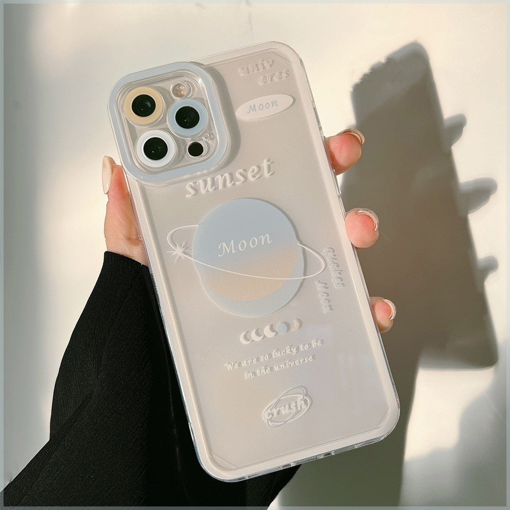 Gradual Planetary Angel Eye Phone Case For iPhone 14