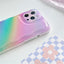 Transparent Rainbow Headset Drop Proof Phone Case For iPhone 14