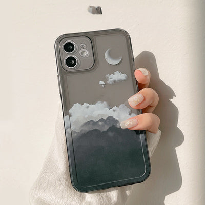 Late Night Cloud Gradient Mobile Phone Case Cover For iPhone 14