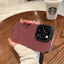 Korean Style Suede Drop-resistant Phone Case For iPhone 16