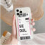 Airline Ticket Tpu Mobile Phone Case - MyMobile