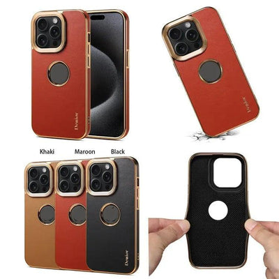 All - inclusive Leather Mobile Phone Protective Case For iPhone 14, 15 - MyMobile