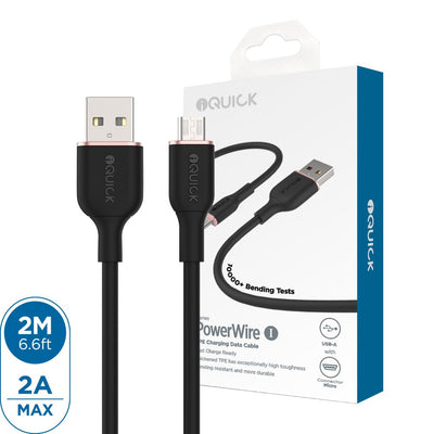 iQuick PowerWire 1 Series TPE Charging Data Cable Type-C to iP 3m