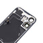 BQ7 Rear Cover Glass with Camera Lens Glass and Wireless NFC Charging with Flash Flex Cable for iPhone 16-White