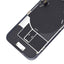 BQ7 Rear Cover Glass with Camera Lens Glass and Wireless NFC Charging with Flash Flex Cable for iPhone 16-White