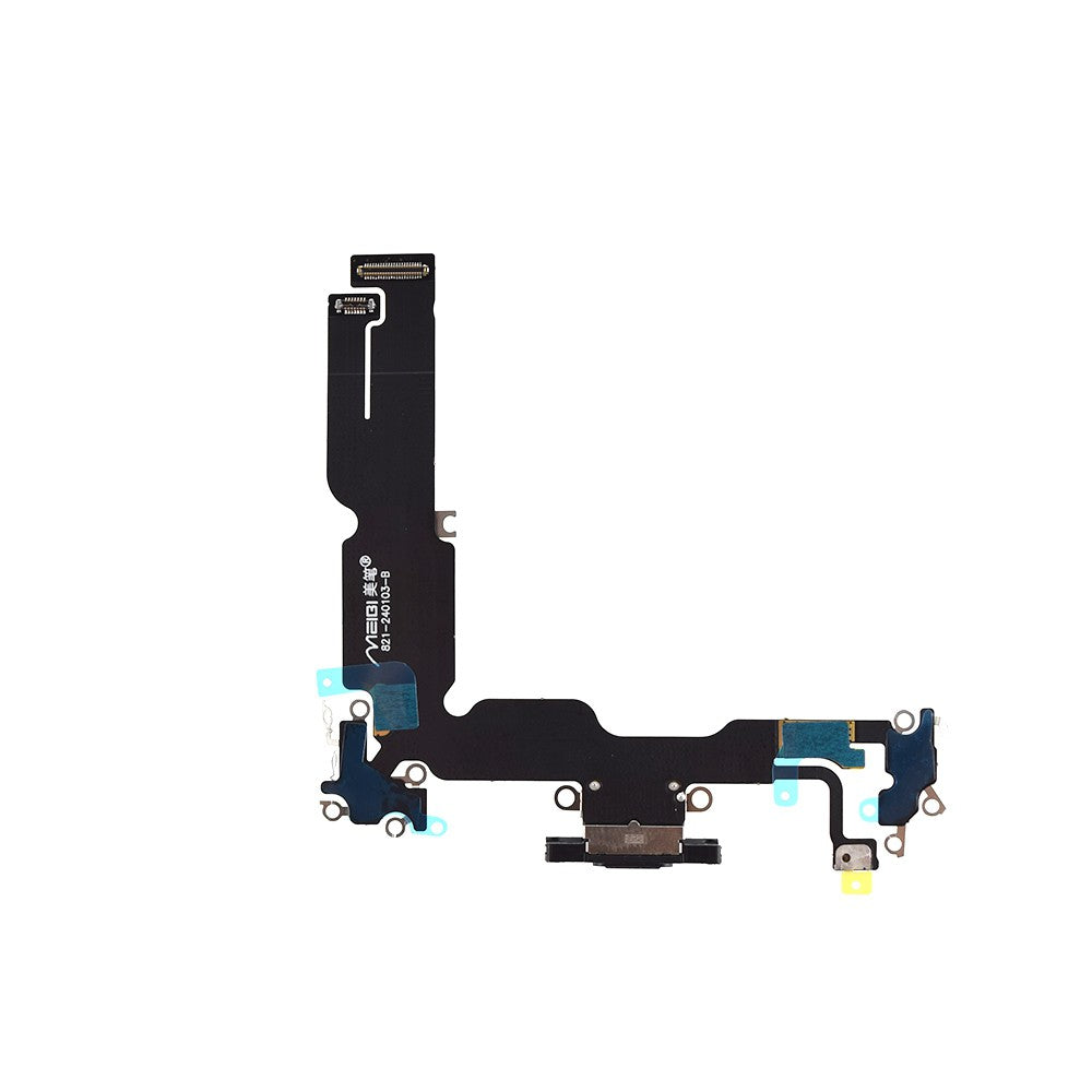 AMPLUS Charging Port for iPhone 15 Plus -Black