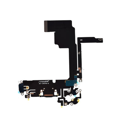 AMPLUS Charging Port for iPhone 15 Pro -Black Titanium