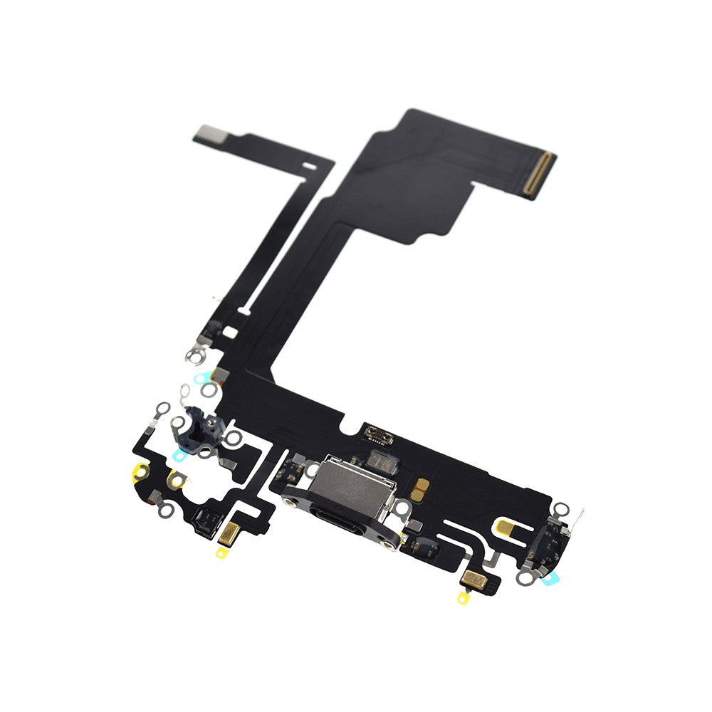 AMPLUS Charging Port for iPhone 15 Pro -Black Titanium