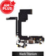 AMPLUS Charging Port for iPhone 15 Pro -Black Titanium - MyMobile