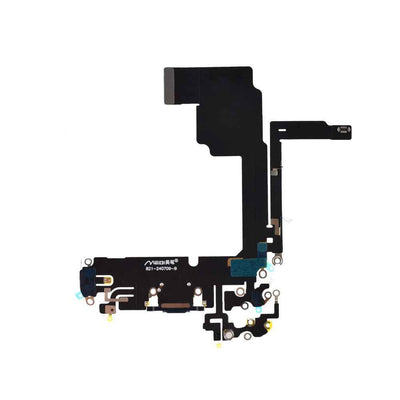 AMPLUS Charging Port for iPhone 15 Pro-Blue Titanium