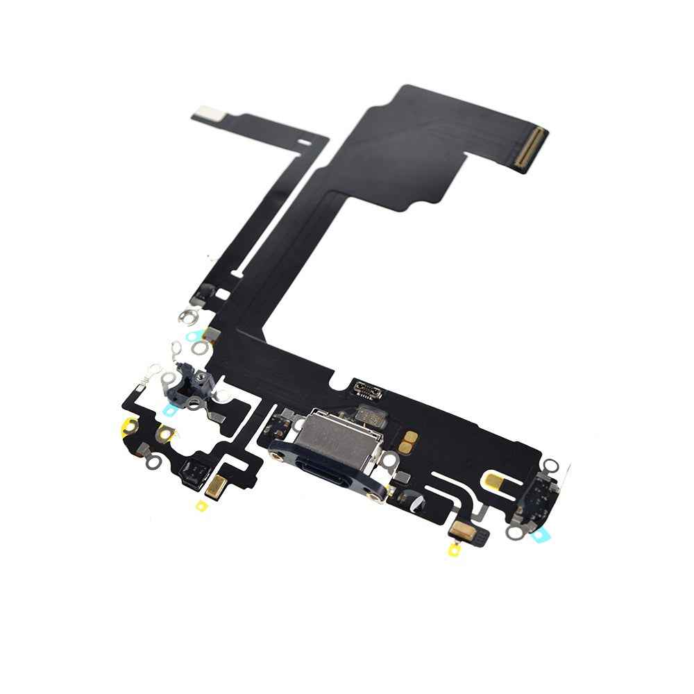 AMPLUS Charging Port for iPhone 15 Pro-Blue Titanium