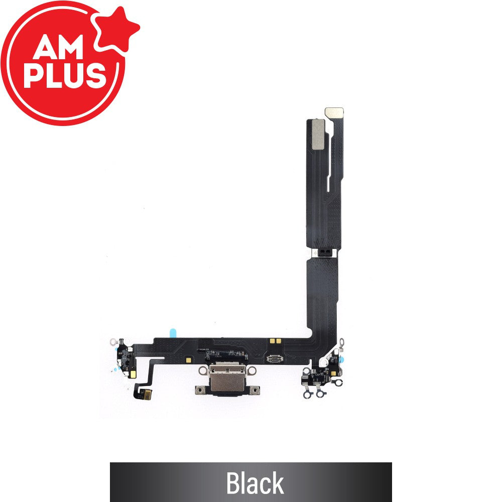 AMPLUS Charging Port for iPhone 16 Plus -Black