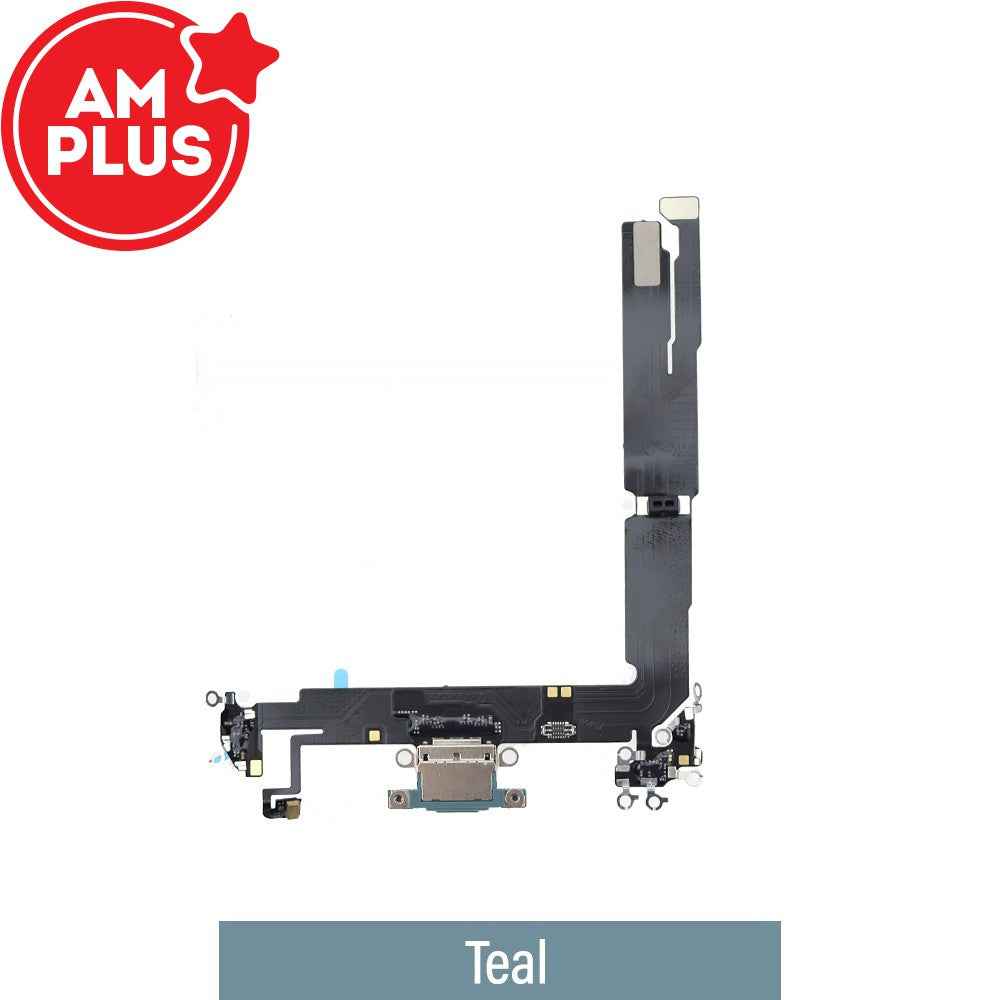 AMPLUS Charging Port for iPhone 16 Plus -Teal