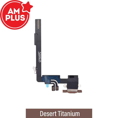 AMPLUS Charging Port for iPhone 16 Pro Max -Desert Titanium