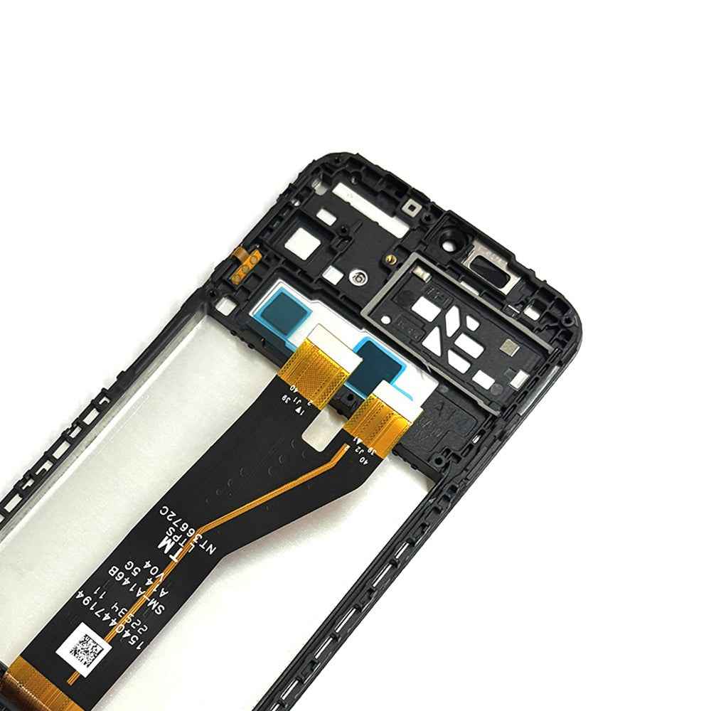AMPLUS LCD Screen Replacement Digitizer with Frame for Samsung Galaxy A14 4G A145F / A14 5G A146B-Black