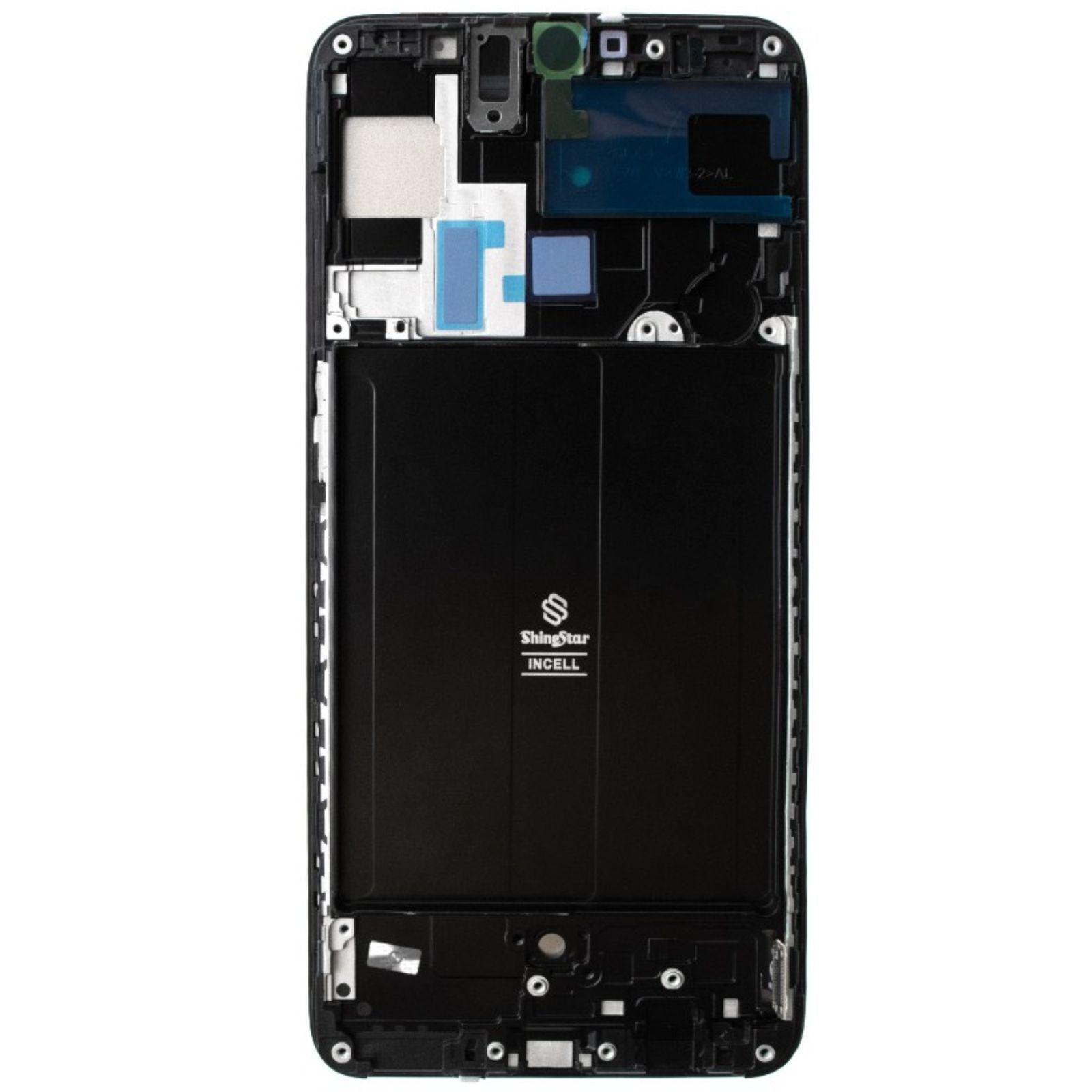 AMPLUS LCD Screen Repair for Samsung Galaxy A70 A705F with Frame - Black - MyMobile