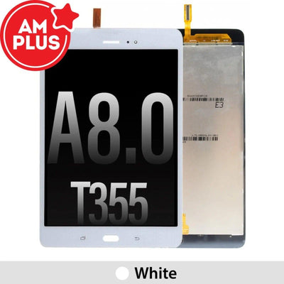 AMPLUS OLED Assembly Replacement for Samsung Galaxy Tab A 8.0 (2015) T355 - White - MyMobile