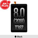 AMPLUS OLED Assembly Replacement for Samsung Galaxy Tab A 8.0 2018 T387-Black