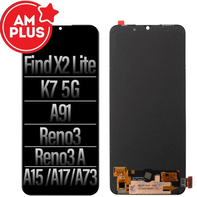 AMPLUS OLED Screen Digitizer Replacement for OPPO Find X2 Lite / K7 5G / A91 / Reno3 / Reno3A / F15 / F17 / A73 (2020) - MyMobile