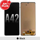 AMPLUS OLED Screen Replacement Digitizer with Frame for Samsung Galaxy A42 5G A426 -Black