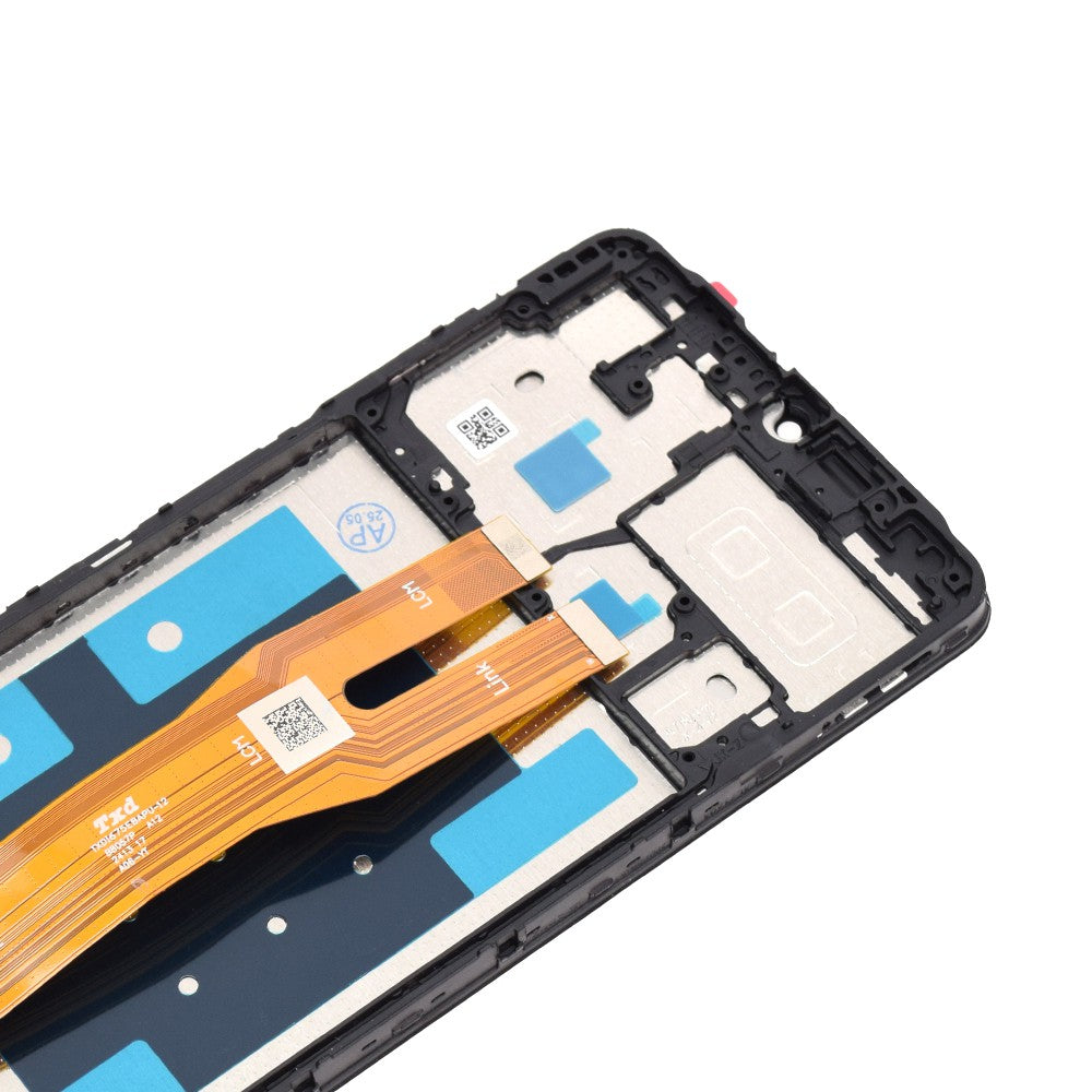 AMPLUS LCD Screen Replacement Digitizer with Frame for Samsung Galaxy A06 A065F-Black