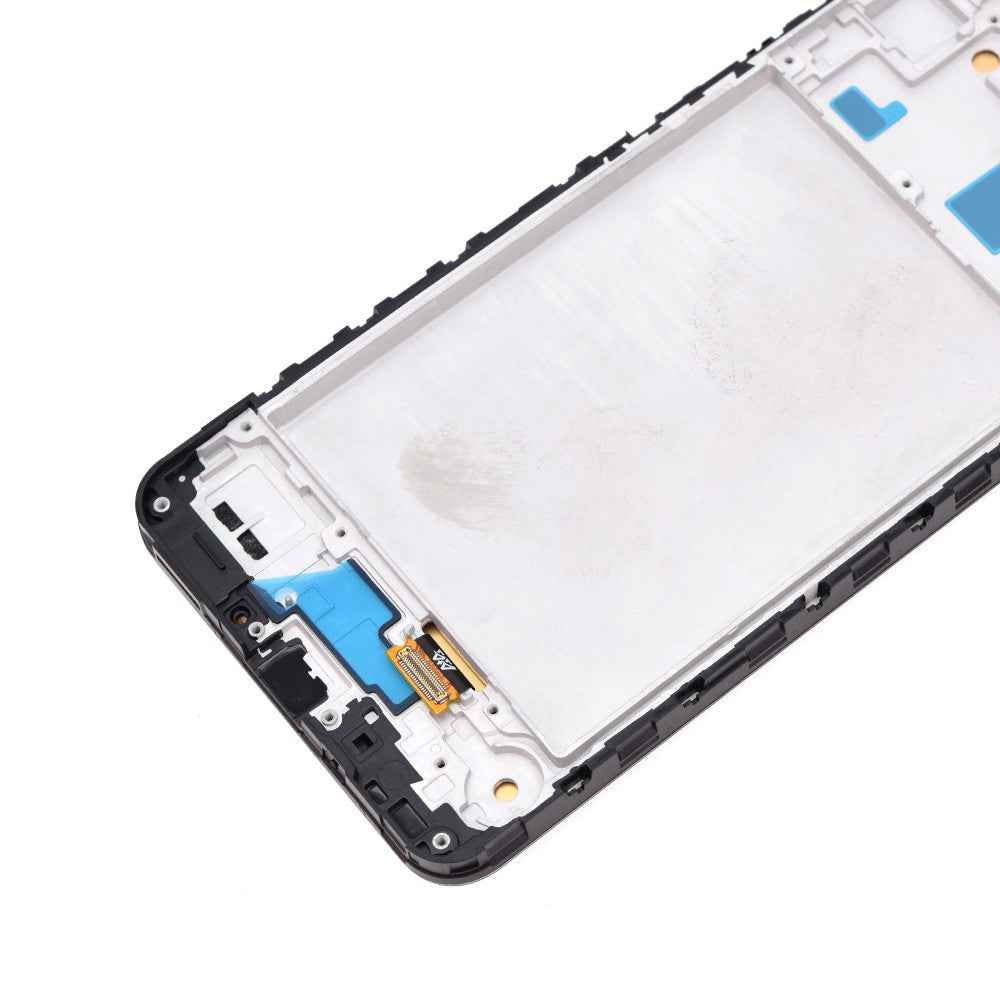 AMPLUS OLED Screen Replacement Digitizer with Frame for Samsung Galaxy A16 4G A165F-Midnight blue