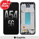 AMPLUS OLED Screen Replacement Digitizer with Frame for Samsung Galaxy A54 5G A546B-Graphite